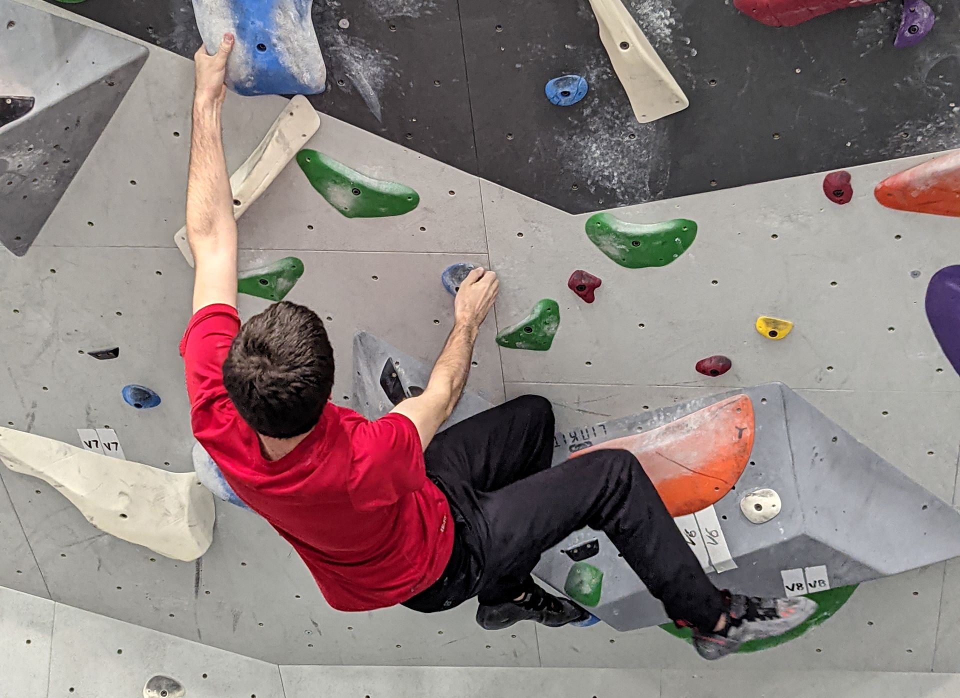 Climbing a V2